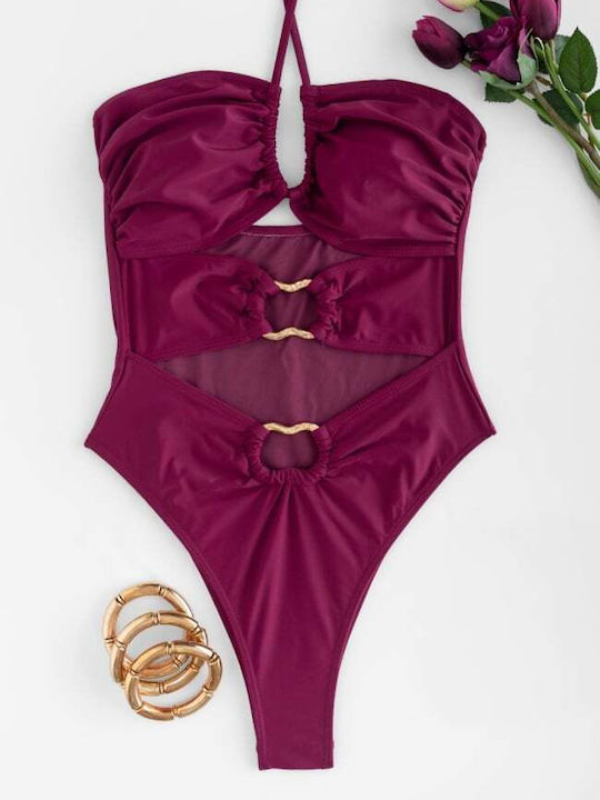 Costum De Baie Întreg Magenta