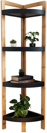 Eckiges Wandregal Hellbraun 105,5x23x23cm