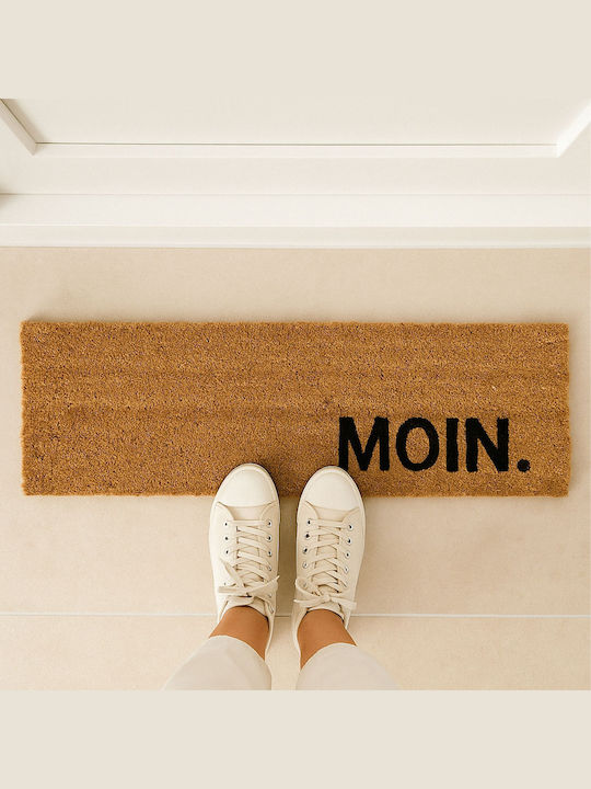 Relaxdays Relaxdays Fußmatte aus Kokosnuss Beige 75cm