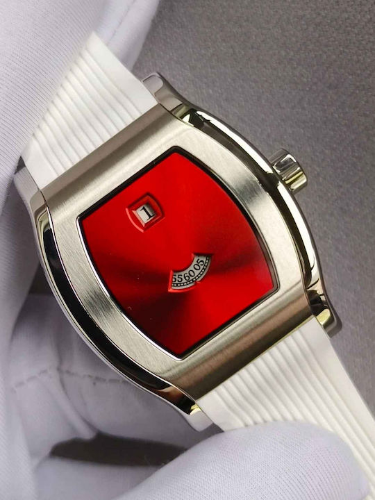 Specht & Sohne Ceas Barbatesc 34.5mm Automat cu Brățară din Metal Argintie