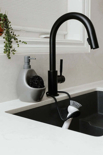 Umbra Joey Вграден Кухненски Дозатор Керамичен Сив 750ml