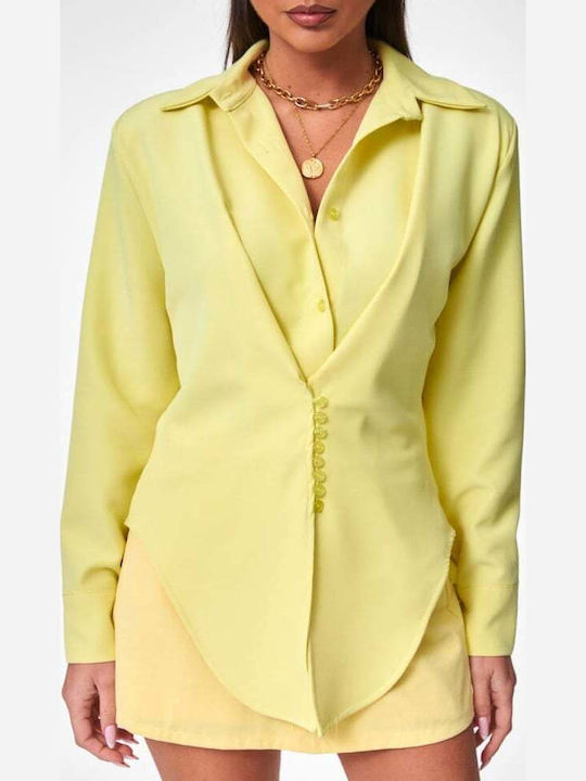 Long Sleeve Women's Shirt Yellow