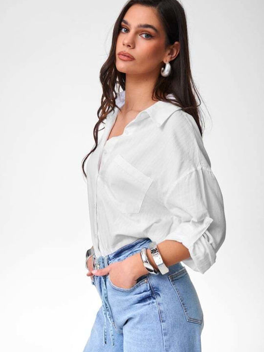 Long Sleeve Women's Shirt White
