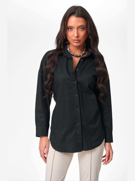 Long Sleeve Women's Shirt Black