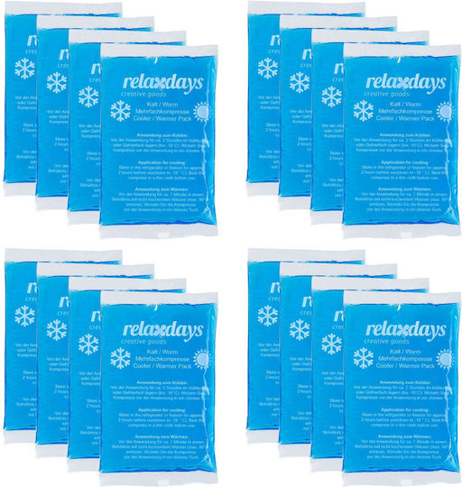 Relaxdays Set 16 Pachete cu Gel Reci Albastre 1x15x9 Cm