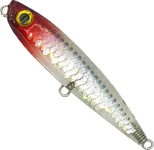Soul Lures 80S Τεχνητό Δόλωμα Ψαράκι (Minnow) Φωσφοριζέ 16gr 08 Phantom Scale