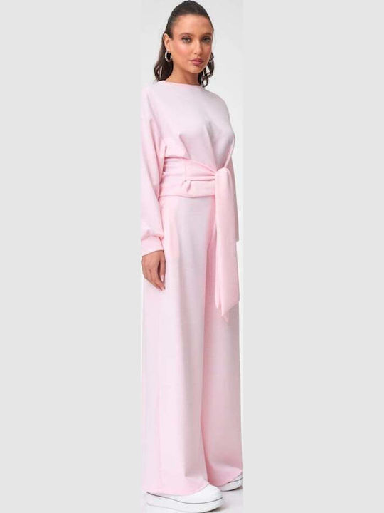 Damen Jogginghosen Rosa Set
