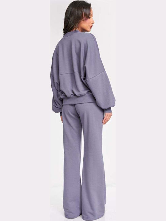 Gray Women's Sweatpants Set