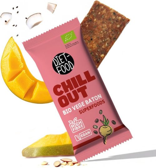 Diet-Food Chill Out Μπάρα Πρωτεΐνης με Γεύση Chill Out 35gr