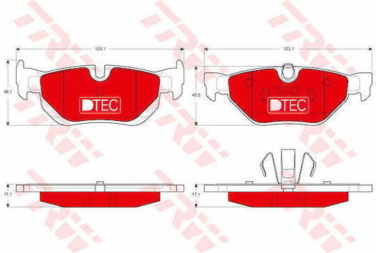 Set Plăcuțe De Frână Disc Frână Trw Gdb1626dte