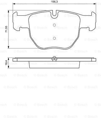 Bosch Disc Brake Pad Set 0 986 424 687