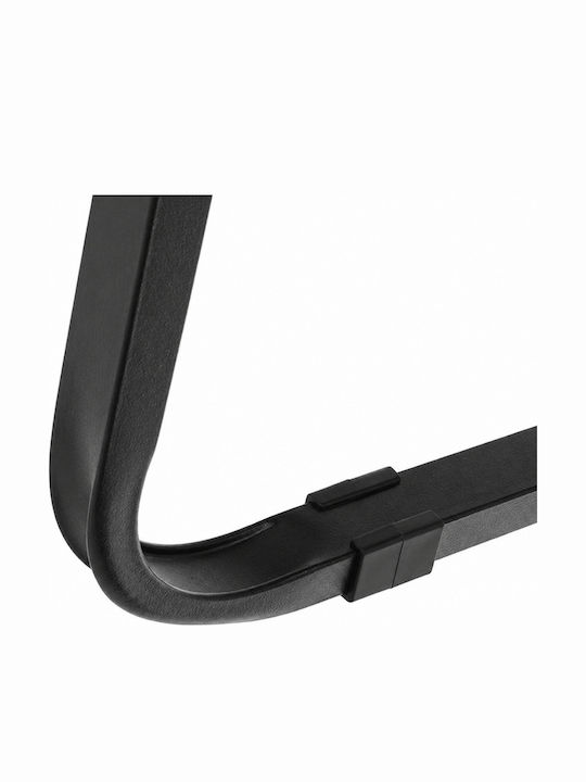 Scaun De Exterior Metalic Negru 75.5x58.5x53.5cm