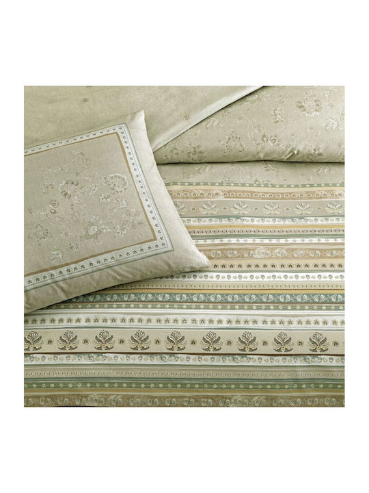 Tac Set Huse Pentru Pilote 200x220cm Dublu Cu 2 Fețe De Pernă & 1 Cearceaf Bej