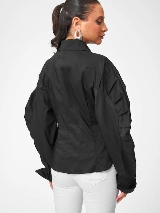 Long Sleeve Women's Shirt Black