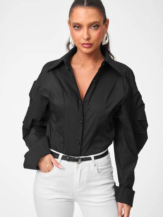 Long Sleeve Women's Shirt Black