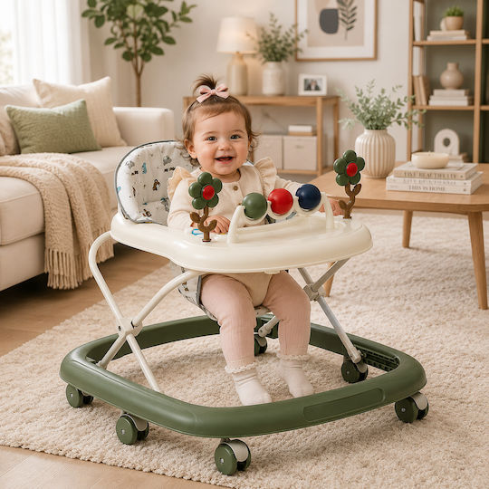 ForAll Baby Walker for 6+ Months Green