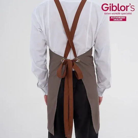 Giblor's Waiter / Barista / Bartender Waist Apron Beige