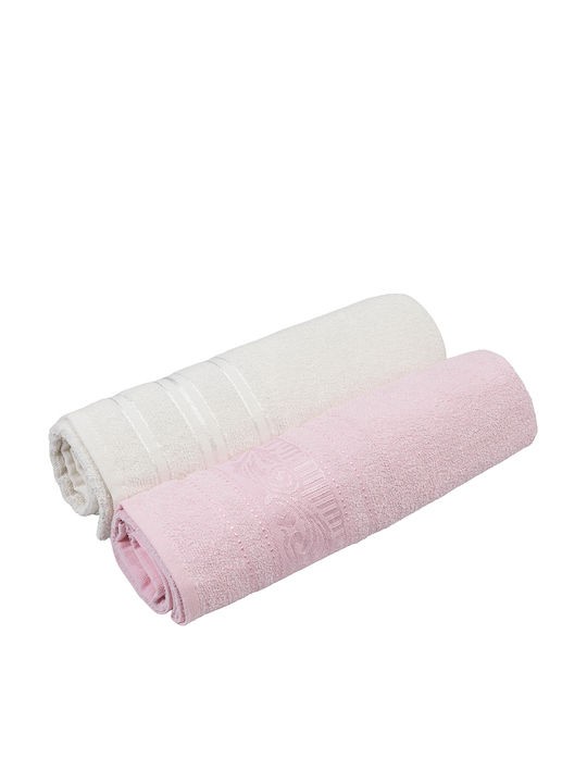 Rebeka Home Халат в Бежов Цвят Комплект Кърпи 450гр/м²