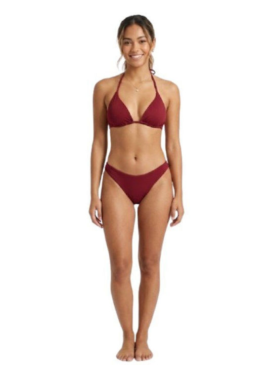 Set Bikini Set De Bikini Triunghi Burgundy