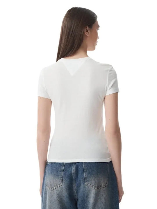 Дамска Crop Тениска Бяла
