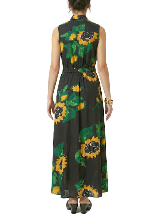 Moschino Damenkleid Ganztägig Gelbe Moschino Damenkleid Ganztägig Gelbe