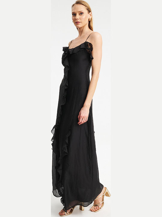 Maxi Φόρεμα για Γάμο / Βάπτιση Black