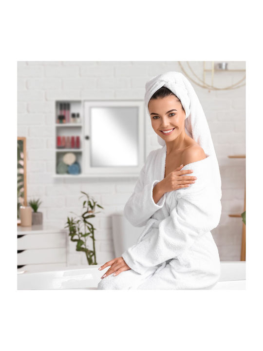 Relaxdays Bathroom Mirror with Cabinet 48x60cm White