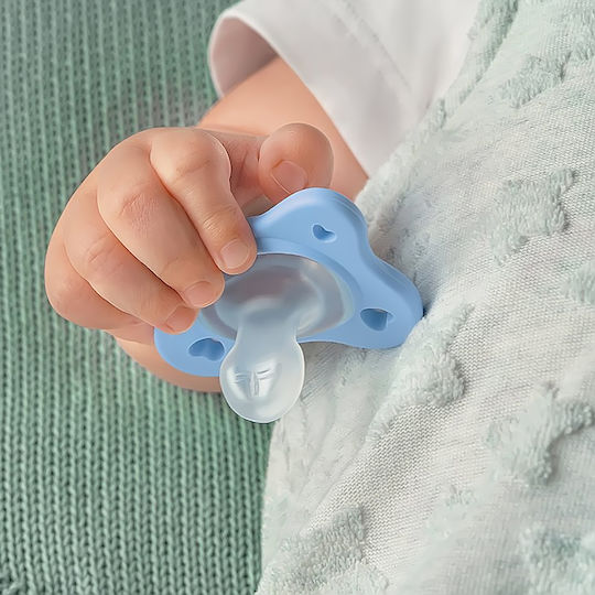 Chicco Silicone Pacifiers with Case Pink for 16-36 Months 2 Pieces