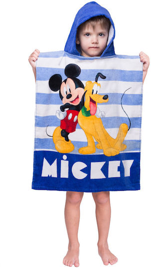 Детско Пончо Памучно Кадифено Mickey 320gsm
