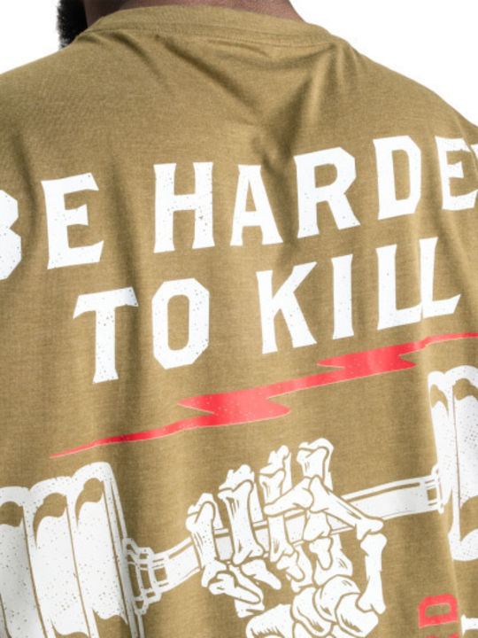 Αθλητικό T-shirt Army Green