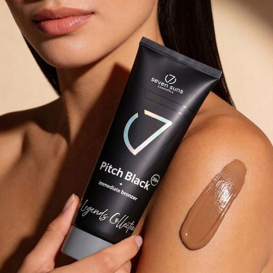 7Suns Cosmetics Pitch Solarium Lotion Σώματος Ultra Dark 250ml