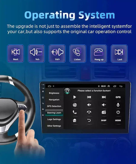 Car Audio System for Toyota C-HR 2017-2023 Bluetooth USB WiFi GPS Apple CarPlay Android Auto with 9" Touch Screen