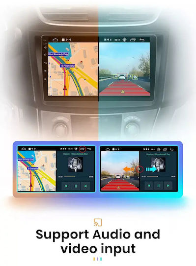 Car Audio System for Mitsubishi L200 2006-2015 Bluetooth USB WiFi GPS Apple CarPlay Android Auto with 9" Touch Screen