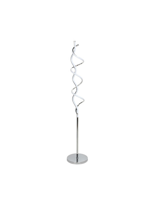 Keskor LED Floor Lamp H143xL25cm Silver