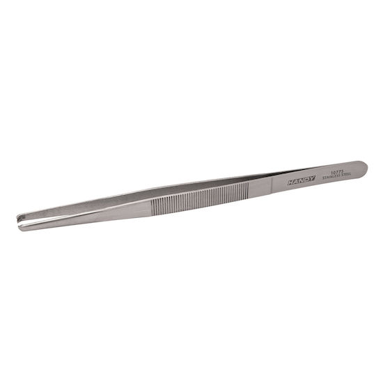 Präzisionspinzette 180 Mm Rundspitz Haken Nichtmagnetischer Edelstahl