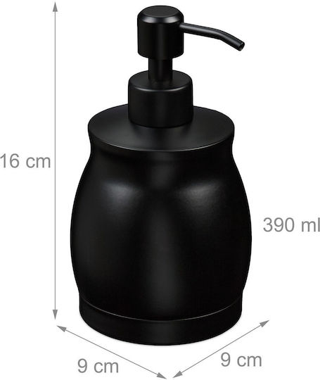 Relaxdays Dispenser Aus Inox Stahl Grau 390ml
