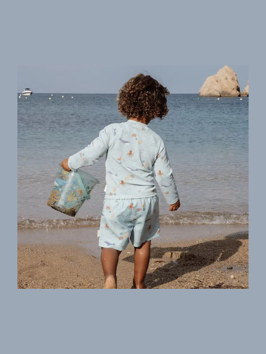 Little Dutch Παιδικό Μαγιό Μπλούζα με Μακρύ Μανίκι Ocean Friends