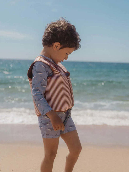 Little Dutch Παιδικό Μαγιό Ολόσωμο με Μακρύ Μανίκι Ocean Splash