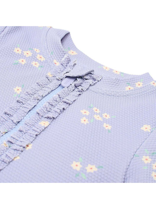 Little Dutch Παιδικό Μαγιό Ολόσωμο με Μακρύ Μανίκι Dreamy Lavender