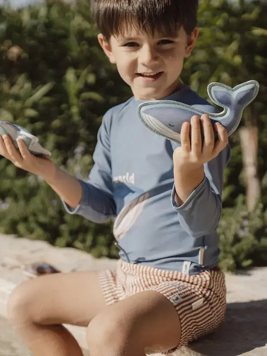 Little Dutch Παιδικό Μαγιό Μπλούζα με Μακρύ Μανίκι Ocean Blue