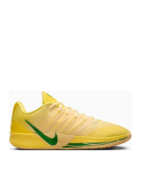 Sabrina 3 Oregon Low Basketball Shoes Yellow Strike Pale Yellow Apple Green