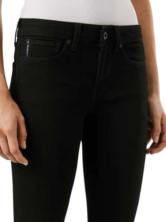 Pantaloni Dama Din Țesătură Bootcut Negru