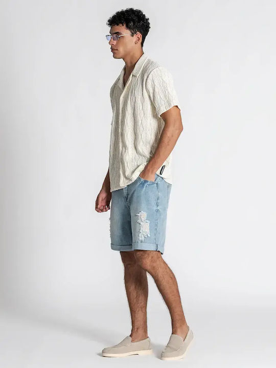 Kurzärmeliges Herrenhemd Off-White