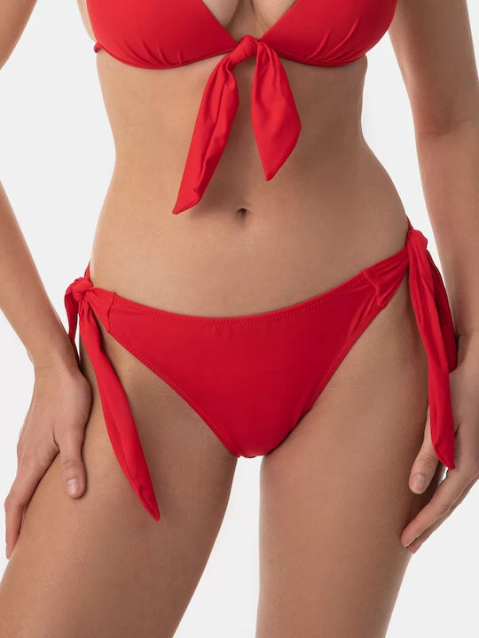 Bikinihosen Slip mit Schnürung Rote