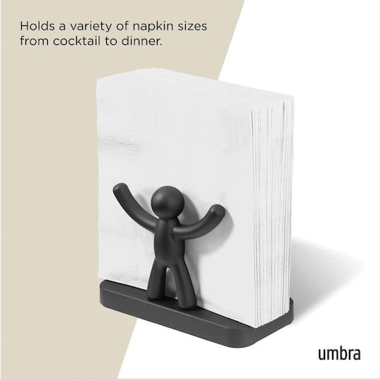 Umbra Buddy Χαρτοπετσετοθήκη Μαύρη 15x8x11cm 24-02-06-07