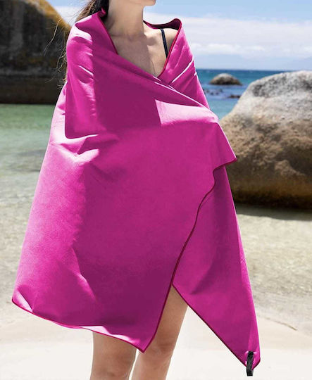 Microfiber Drying Cloth for Car Body Fuchsia