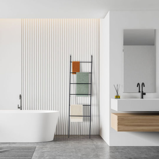 Relaxdays Montat Pe Perete 45.5x10cm Inox Gri