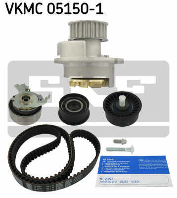 Skf Vkmc 05150-1 Water Pump Timing Belt Set