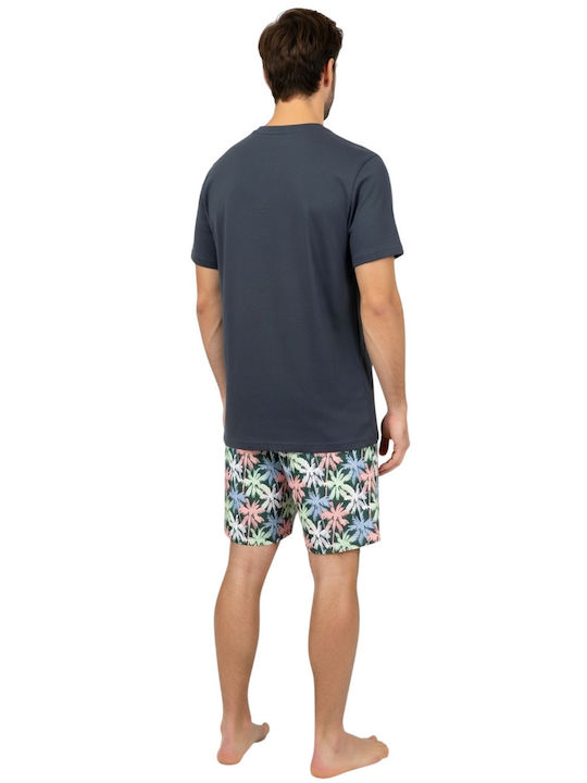 Vamp Summer Men's Bermuda Pyjamas Gray Ombre