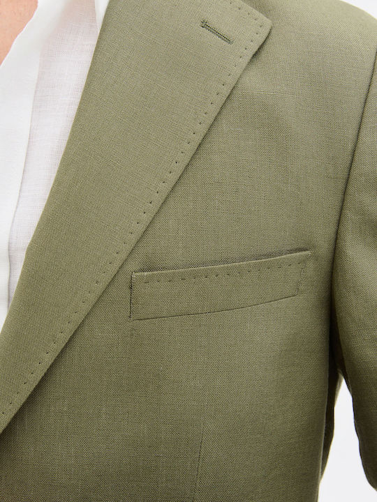 Summer Men's Khaki Suit